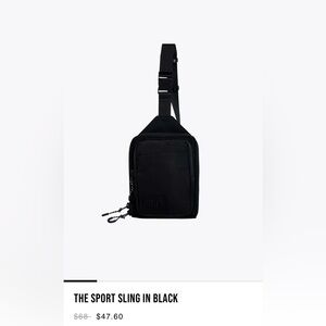 BEIS Black Men's Belt Bag